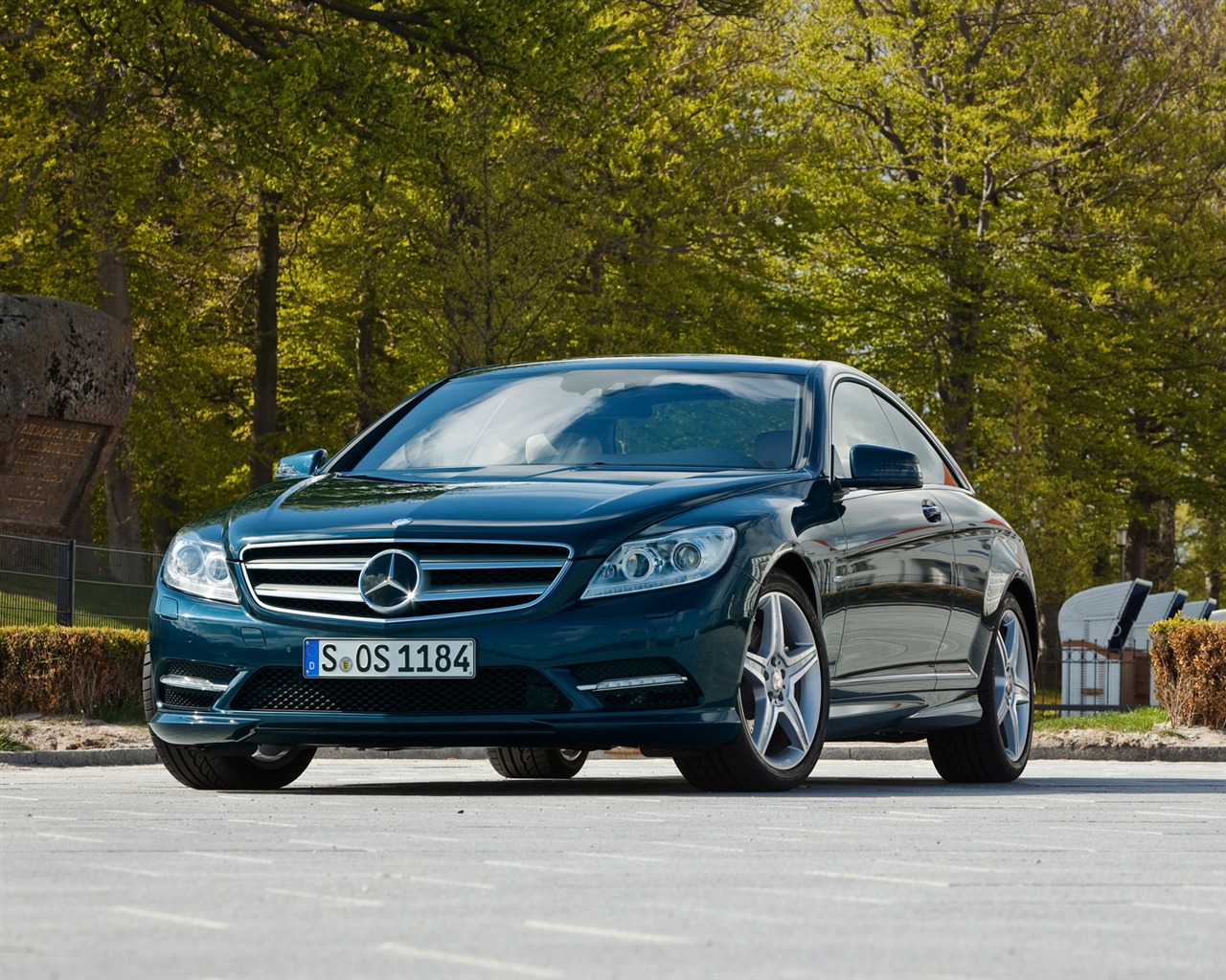 벤츠 CL500 4MATIC - 2010의 HD 벽지 #10 - 1280x1024