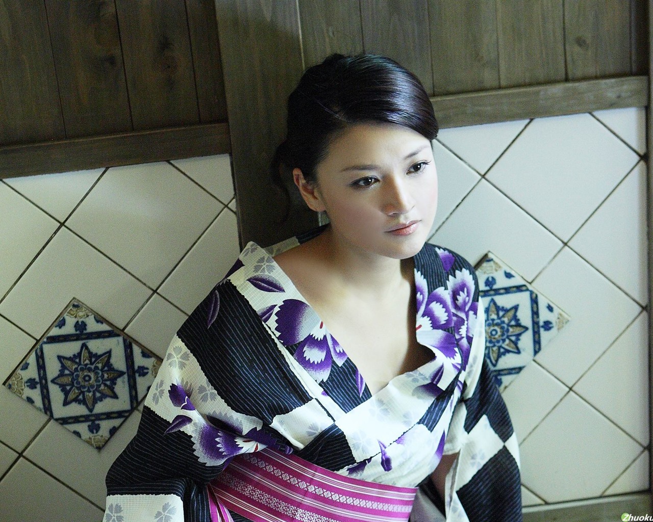 Shimazaki Wakako krásnou tapetu #17 - 1280x1024