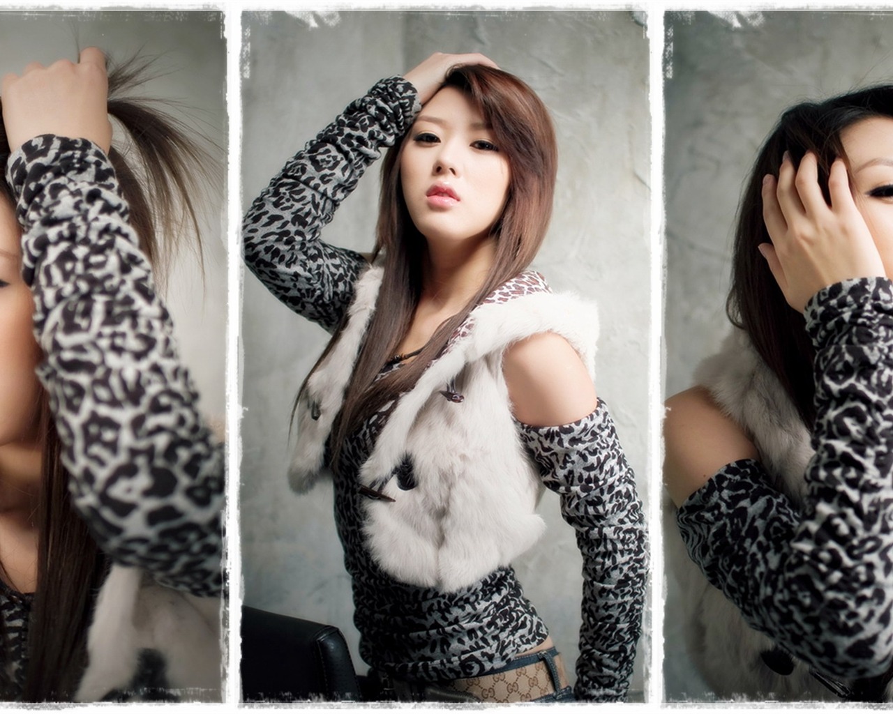 韩国车展模特 Hwang Mi Hee & Song Jina1 - 1280x1024