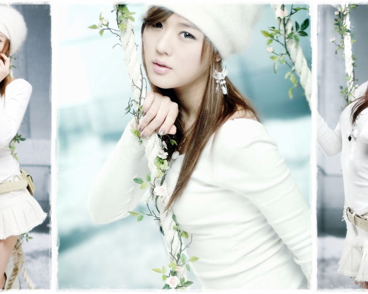 Korejský autosalonu model Hwang Mi Hee Song & Jina #12 - 1280x1024