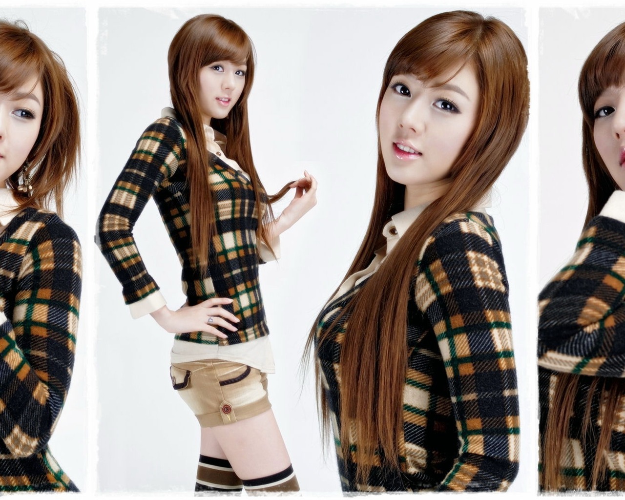 Корейский модели автосалон Хванг Ми Хи и песни Jina #14 - 1280x1024