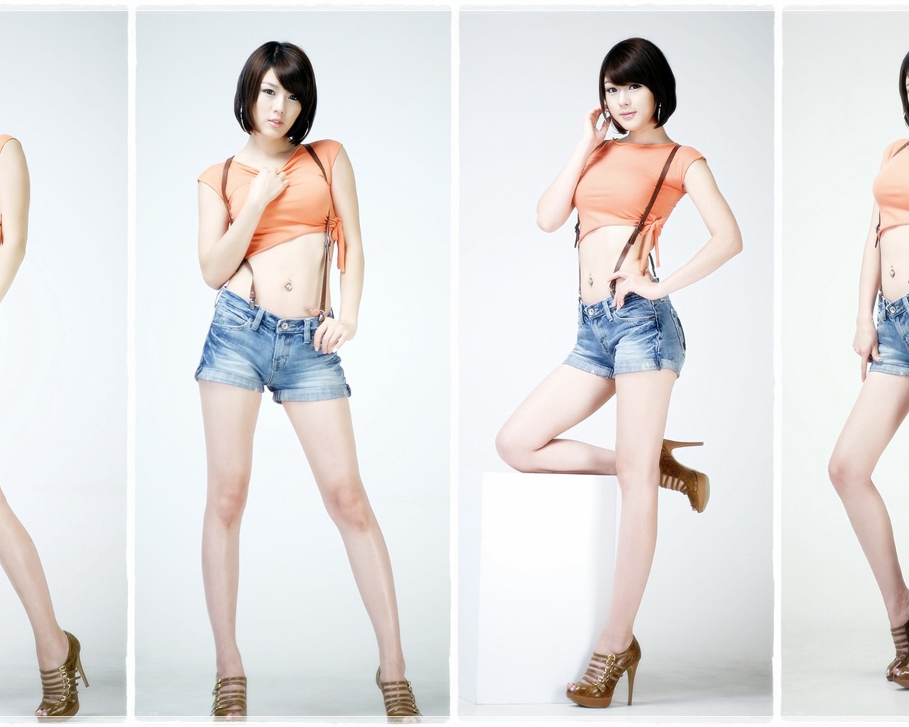 Korejský autosalonu model Hwang Mi Hee Song & Jina #15 - 1280x1024