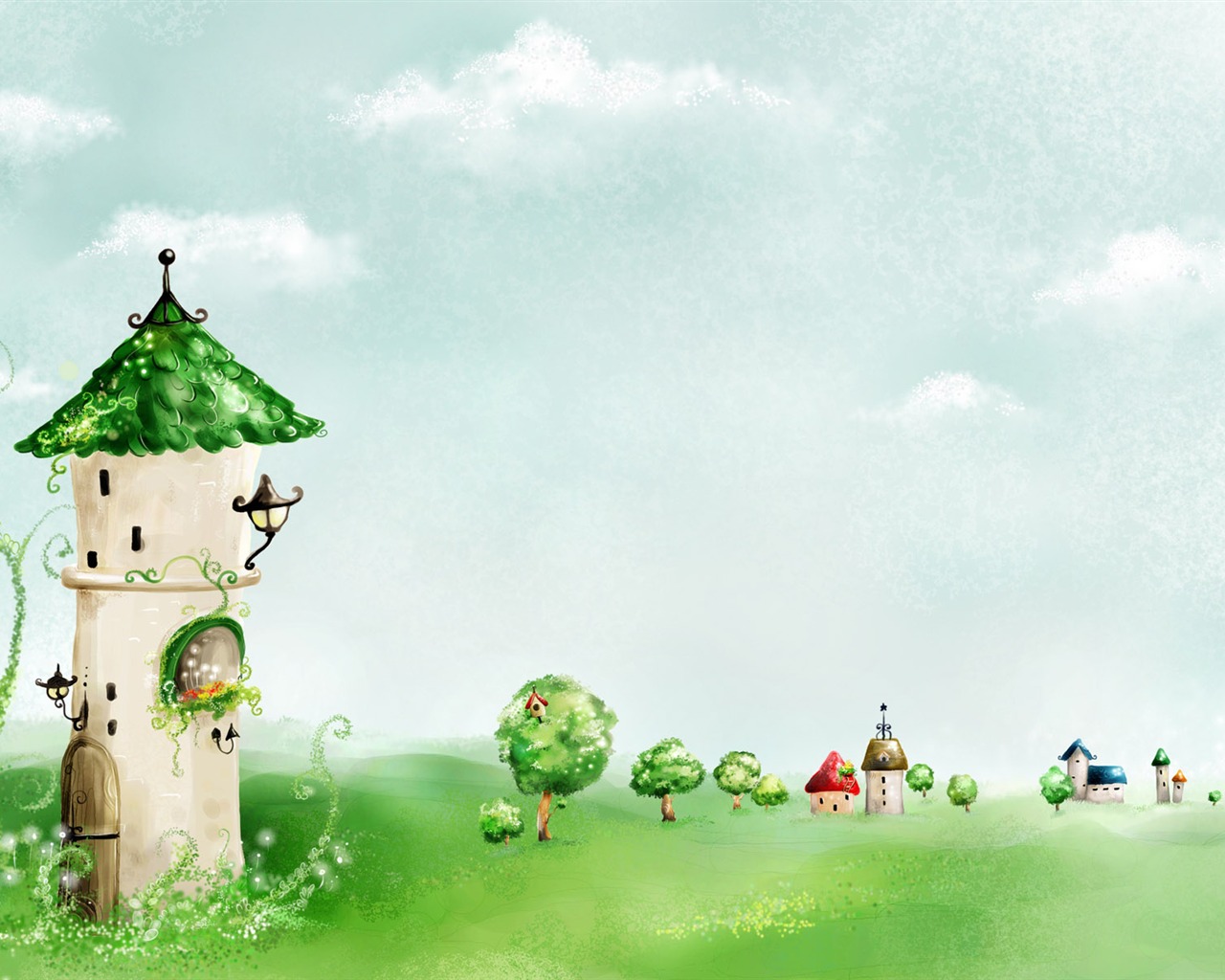 Hand-painted Fantasy Wallpapers (1) #15 - 1280x1024