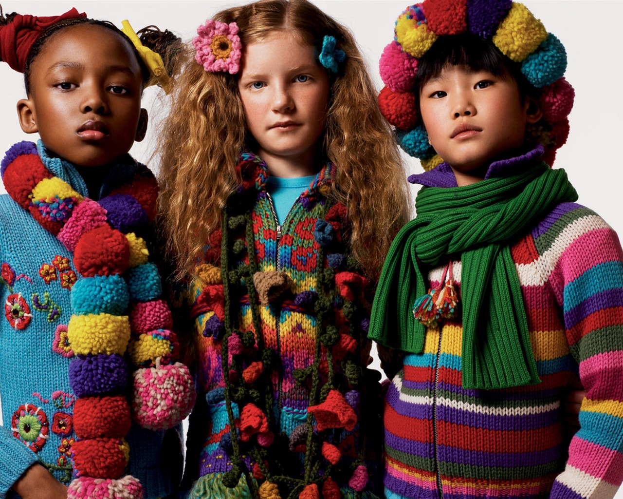 Colorful Children's Fashion Wallpaper (3) #4 - 1280x1024
