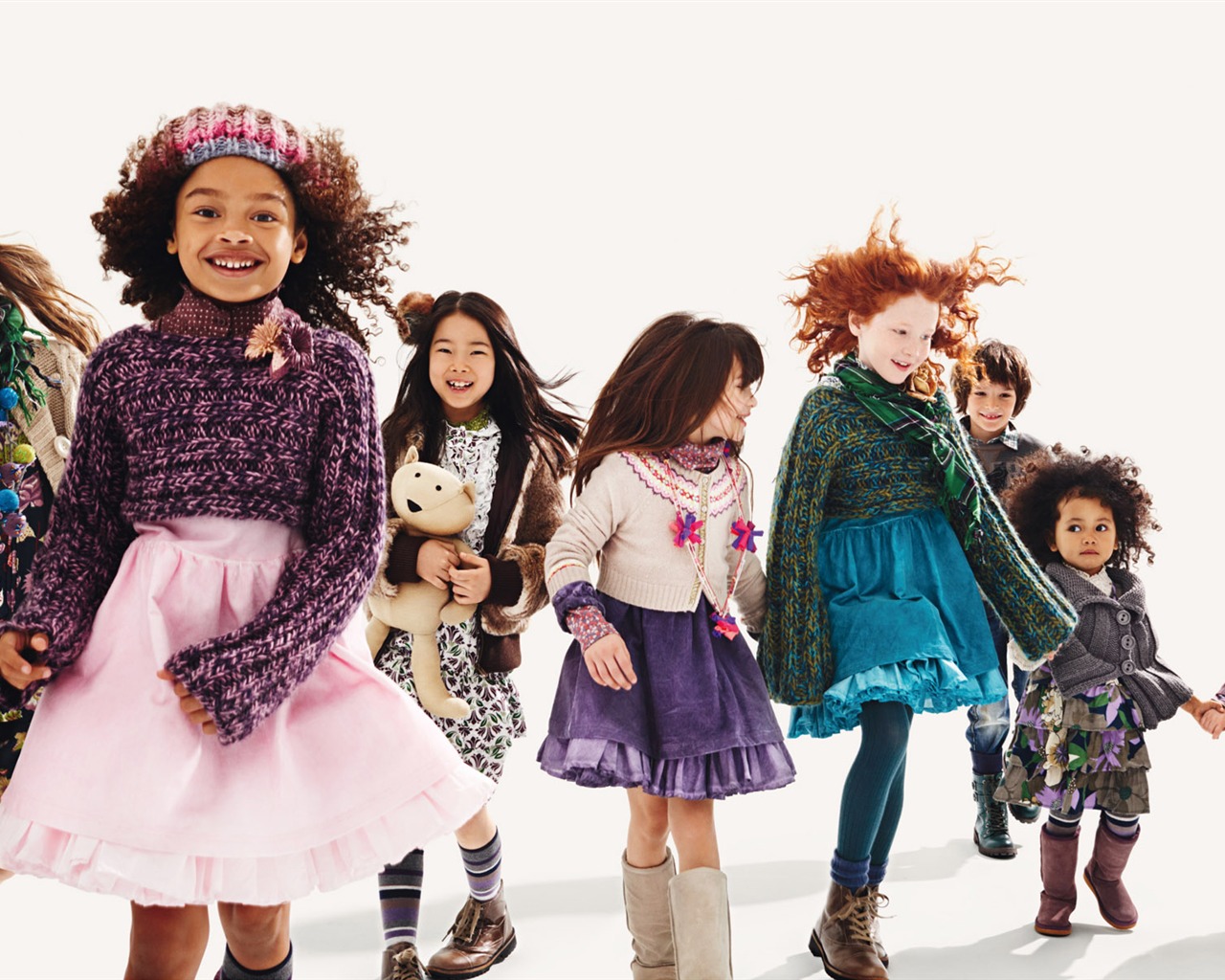 Colorful Children's Fashion Wallpaper (3) #18 - 1280x1024