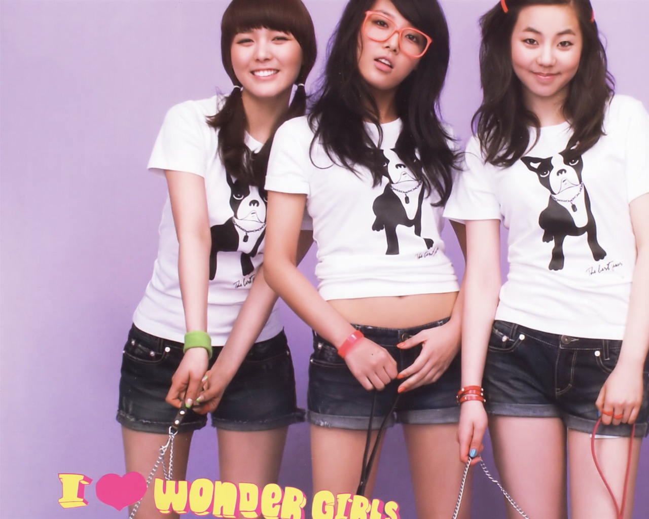 Wonder Girls Korejština krásu portfolio #11 - 1280x1024