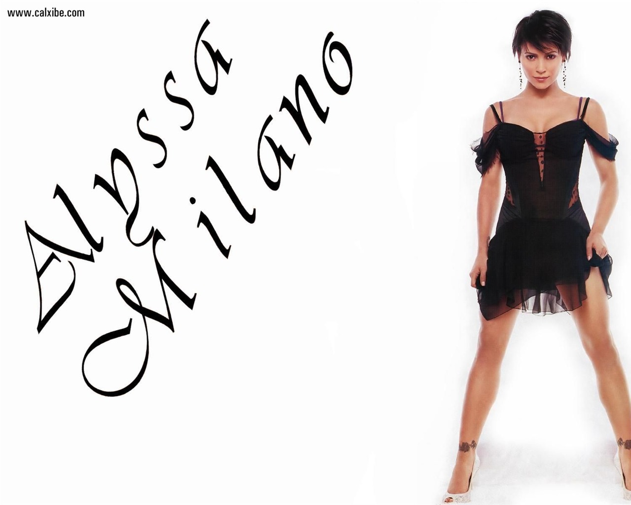 Alyssa Milano hermoso fondo de pantalla (2) #25 - 1280x1024