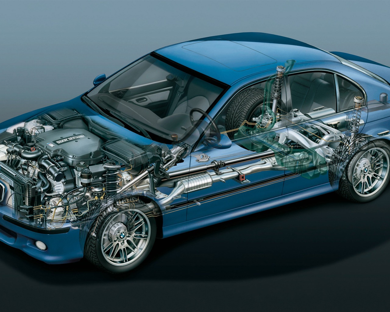 BMW M5 E39 HD обои #9 - 1280x1024