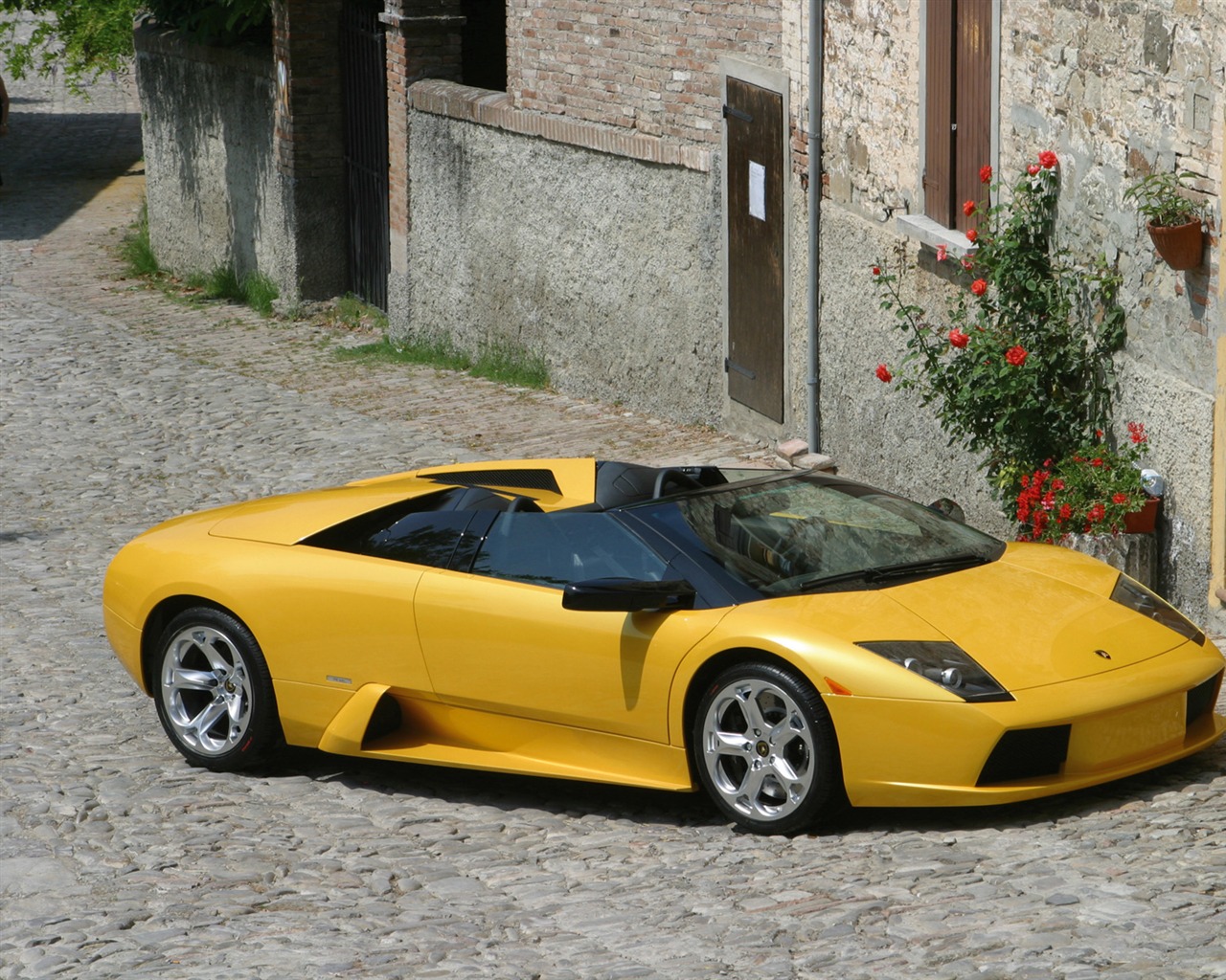 Lamborghini Murcielago Roadster - 2004 HD обои #14 - 1280x1024