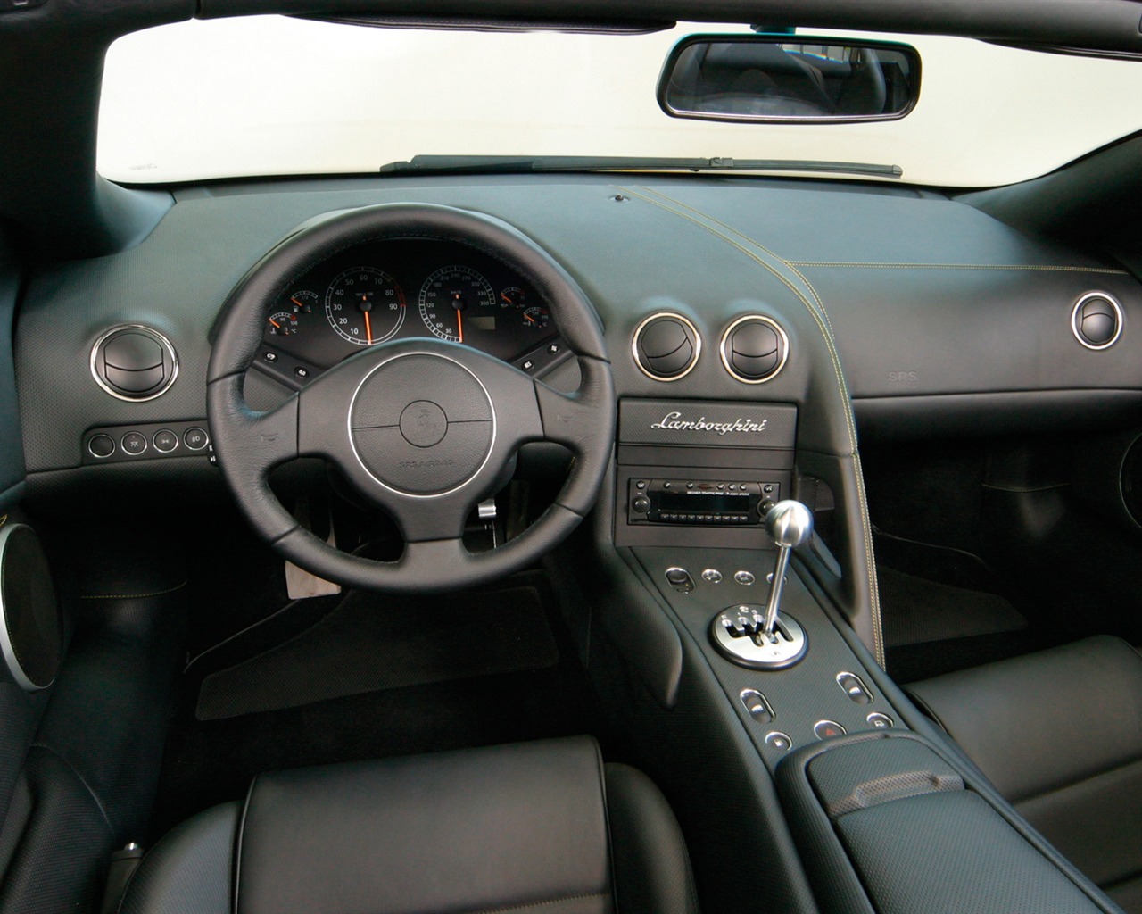 Lamborghini Murcielago Roadster - 2004 HD обои #35 - 1280x1024