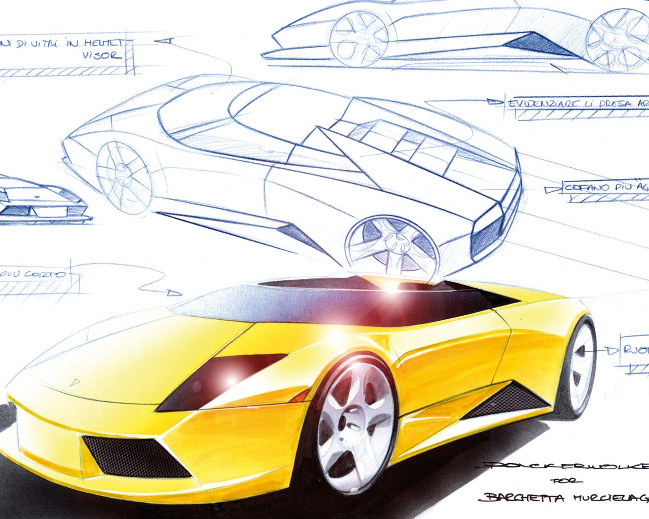 Lamborghini Murcielago Roadster - 2004 fonds d'écran HD #43 - 1280x1024