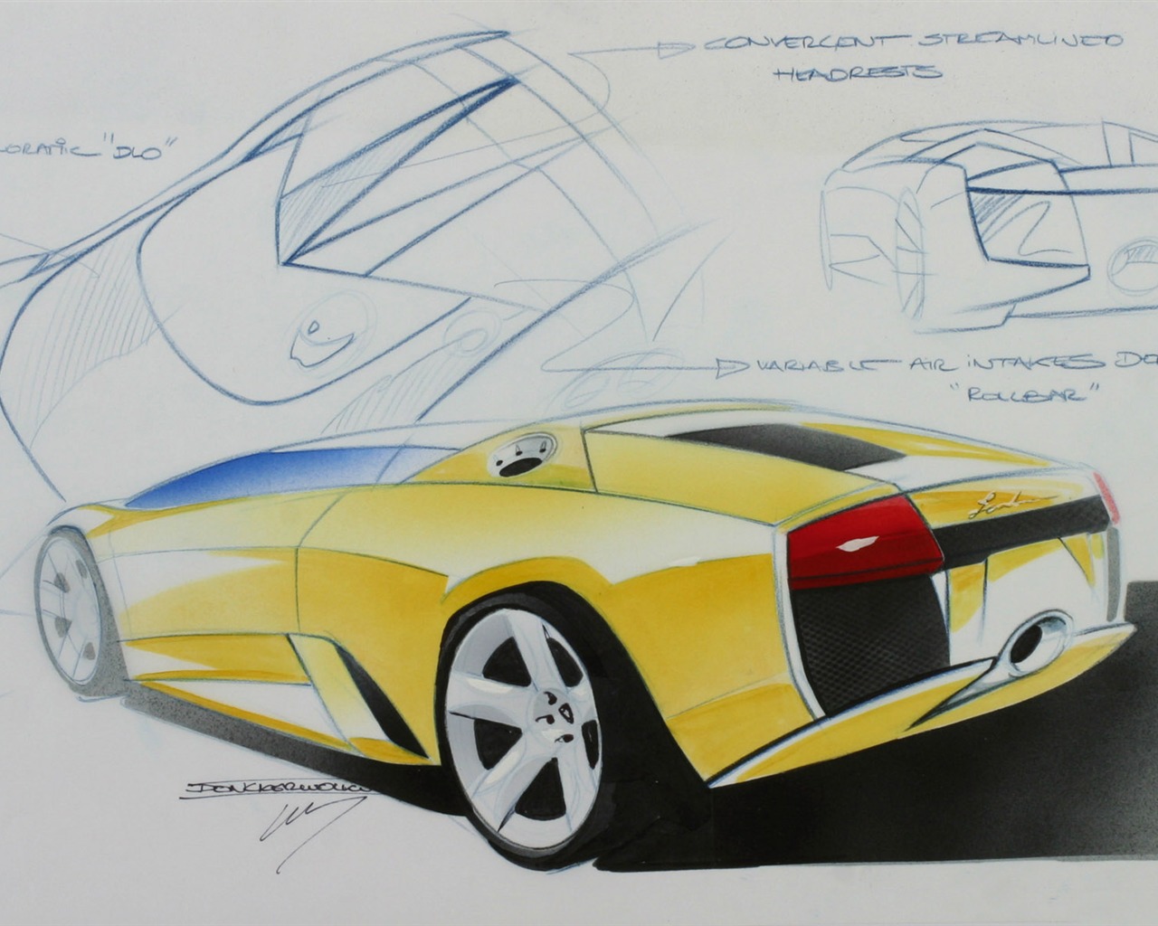 Lamborghini Murciélago Roadster - 2004 fondos de escritorio de alta definición #44 - 1280x1024
