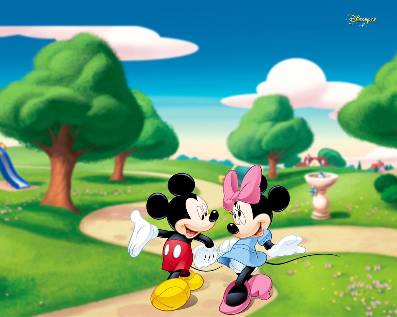 Fondo de pantalla de dibujos animados de Disney Mickey (1) #1 - 1280x1024