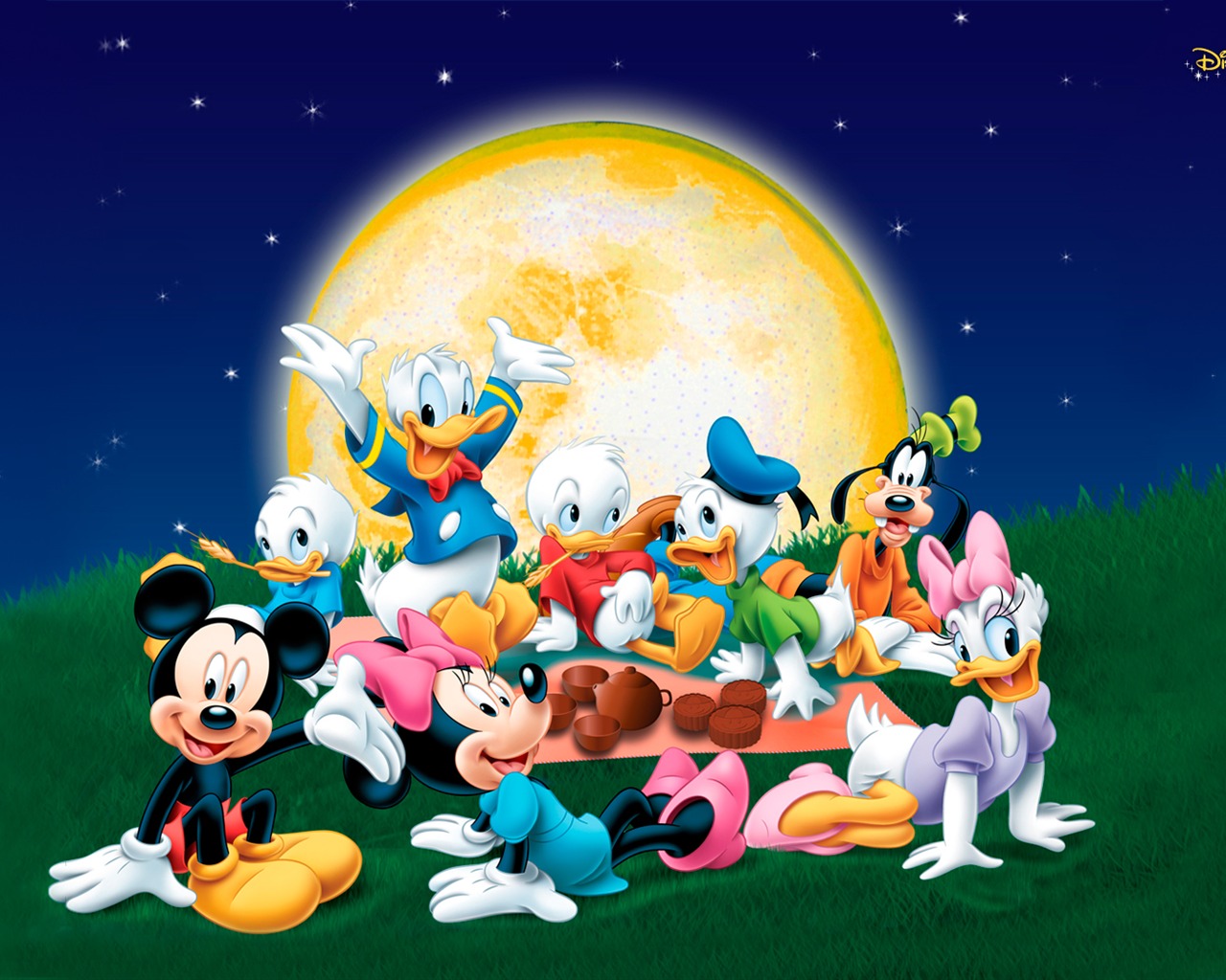 Disney-Zeichentrickfilm Mickey Wallpaper (1) #2 - 1280x1024