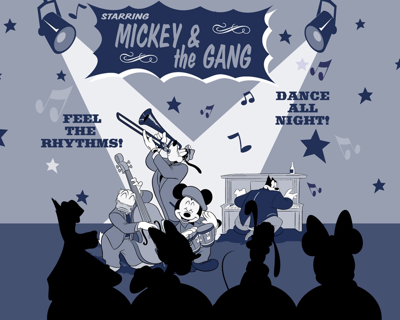 Fondo de pantalla de dibujos animados de Disney Mickey (1) #8 - 1280x1024