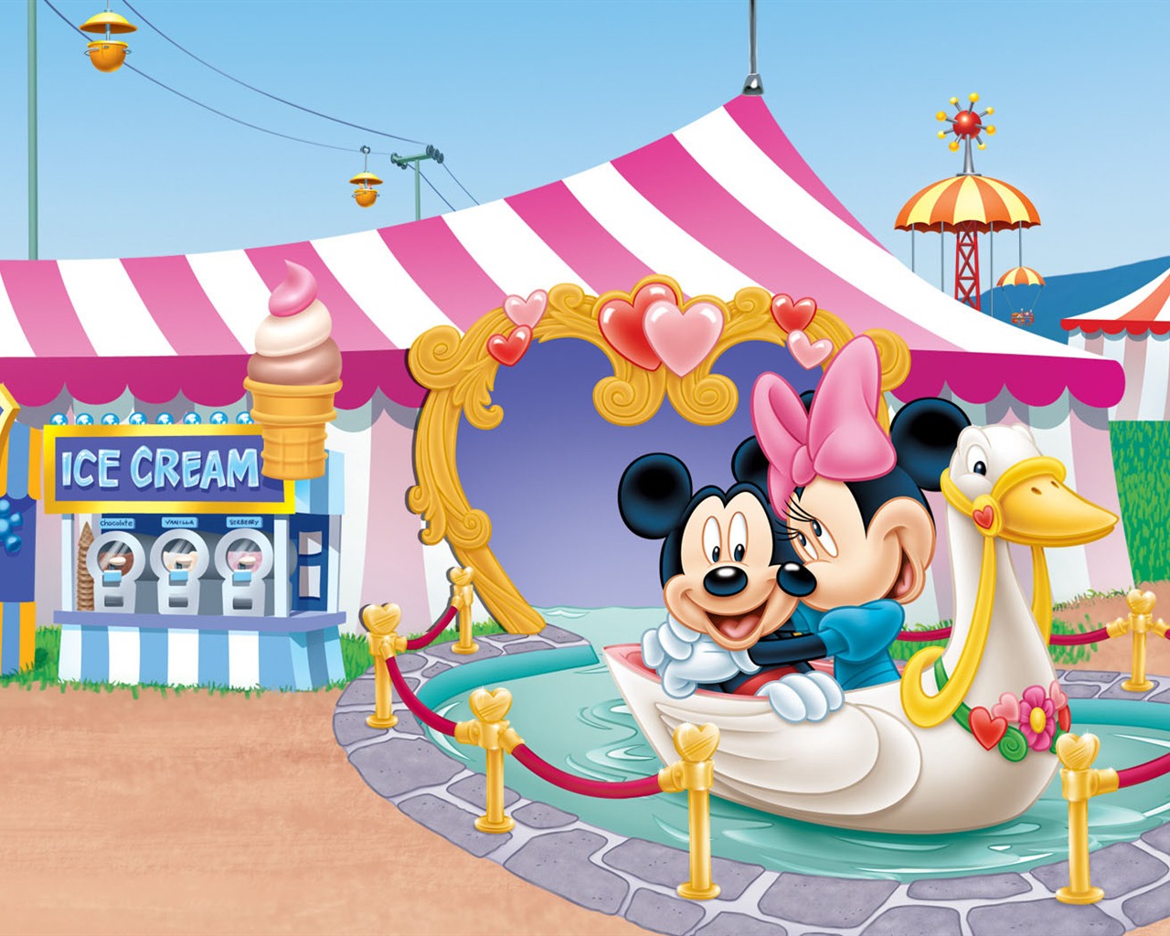 Fondo de pantalla de dibujos animados de Disney Mickey (1) #19 - 1280x1024