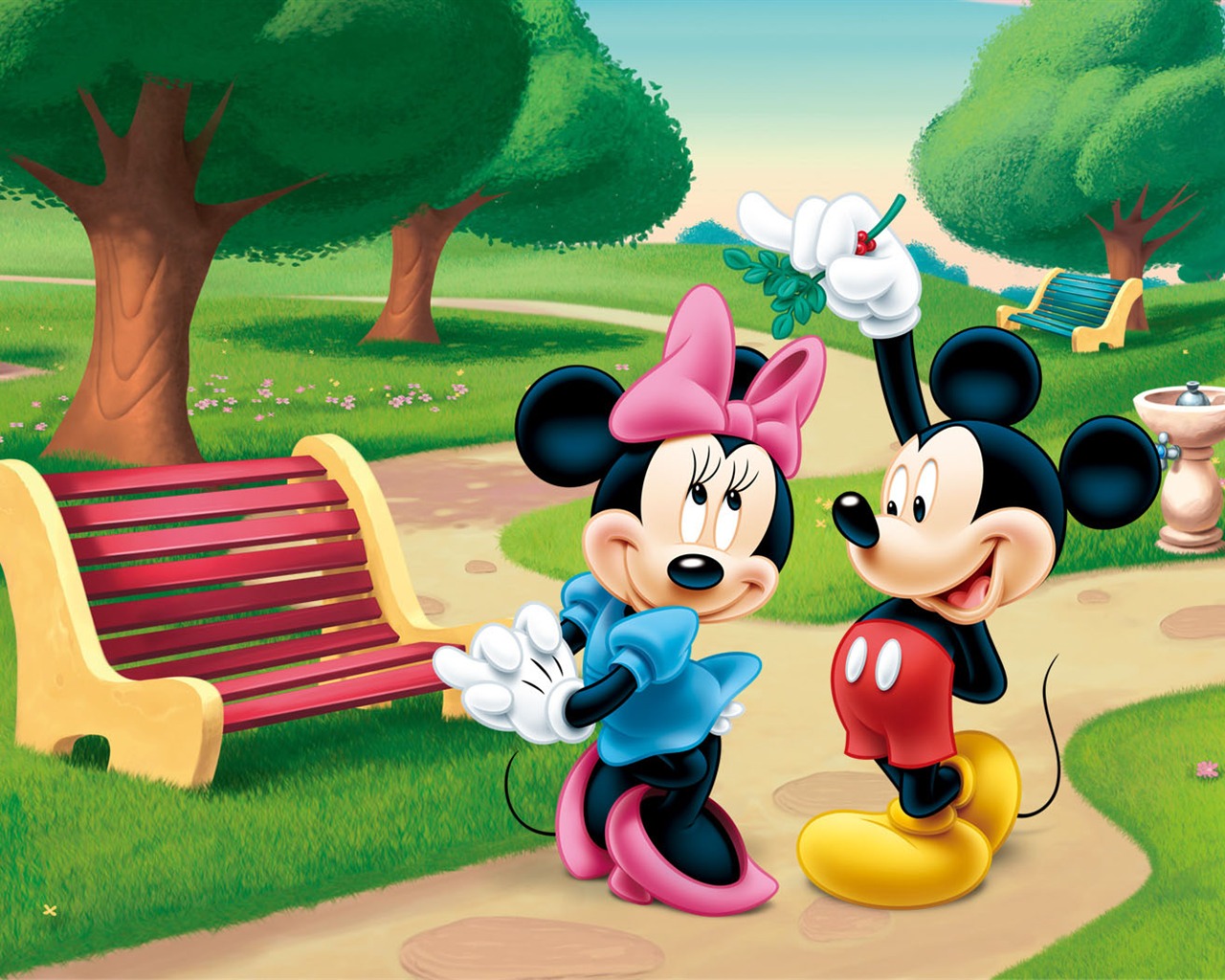 Disney cartoon Mickey Wallpaper (4) #18 - 1280x1024