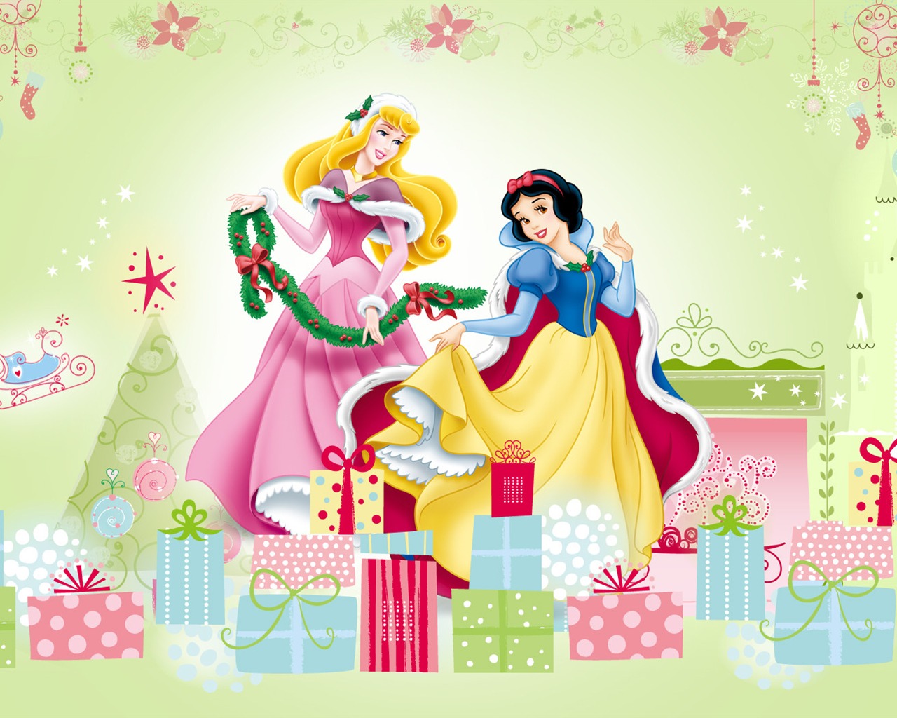 Princess Disney cartoon wallpaper (1) #1 - 1280x1024