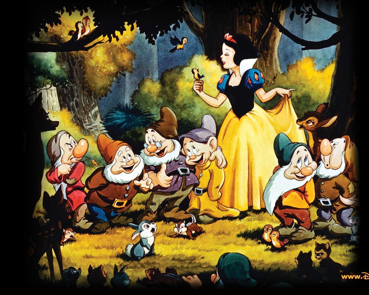 Princess Disney cartoon wallpaper (1) #5 - 1280x1024