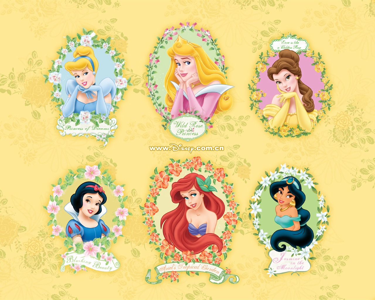 Princess Disney cartoon wallpaper (1) #10 - 1280x1024