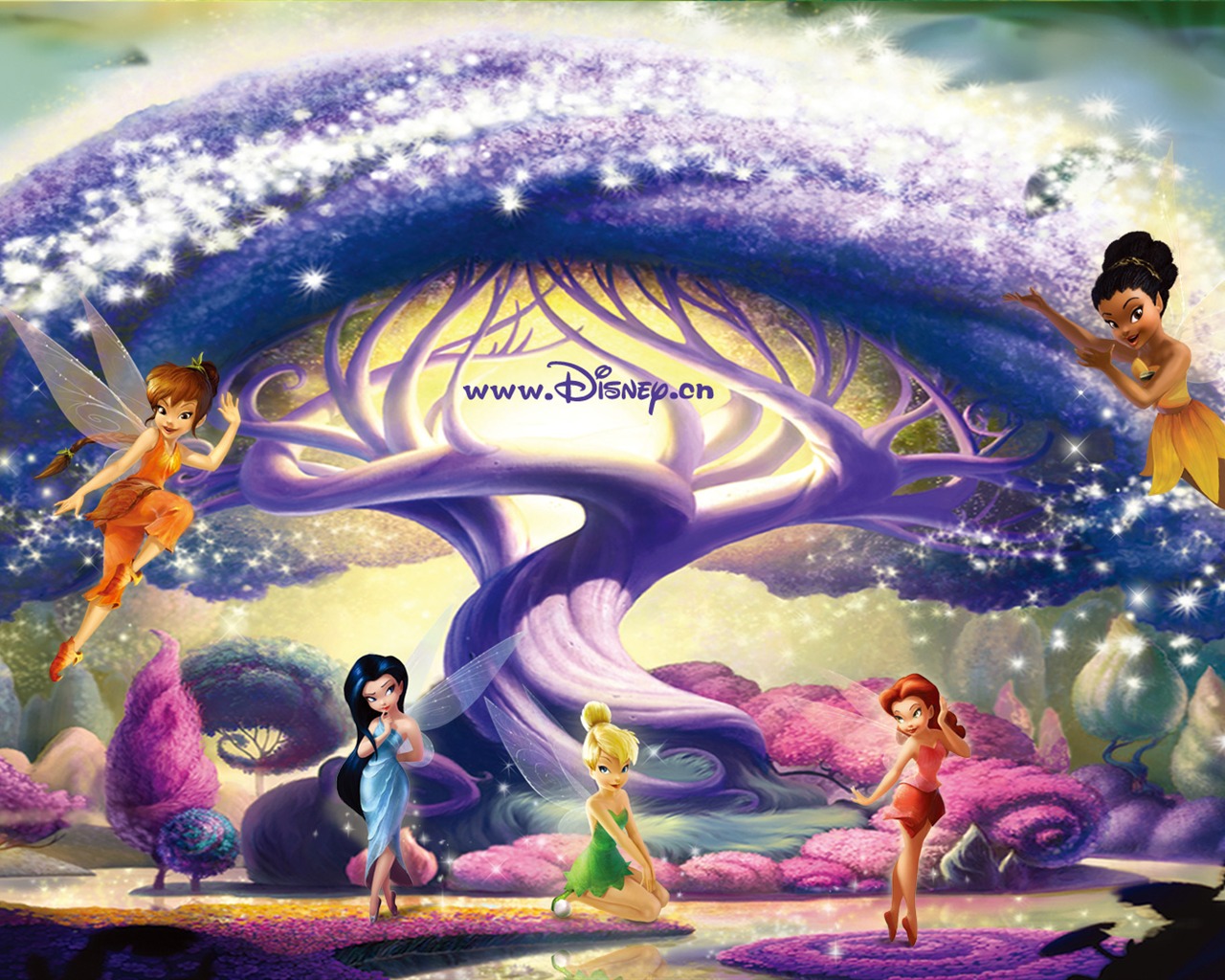 Princesa Disney de dibujos animados fondos de escritorio (2) #3 - 1280x1024
