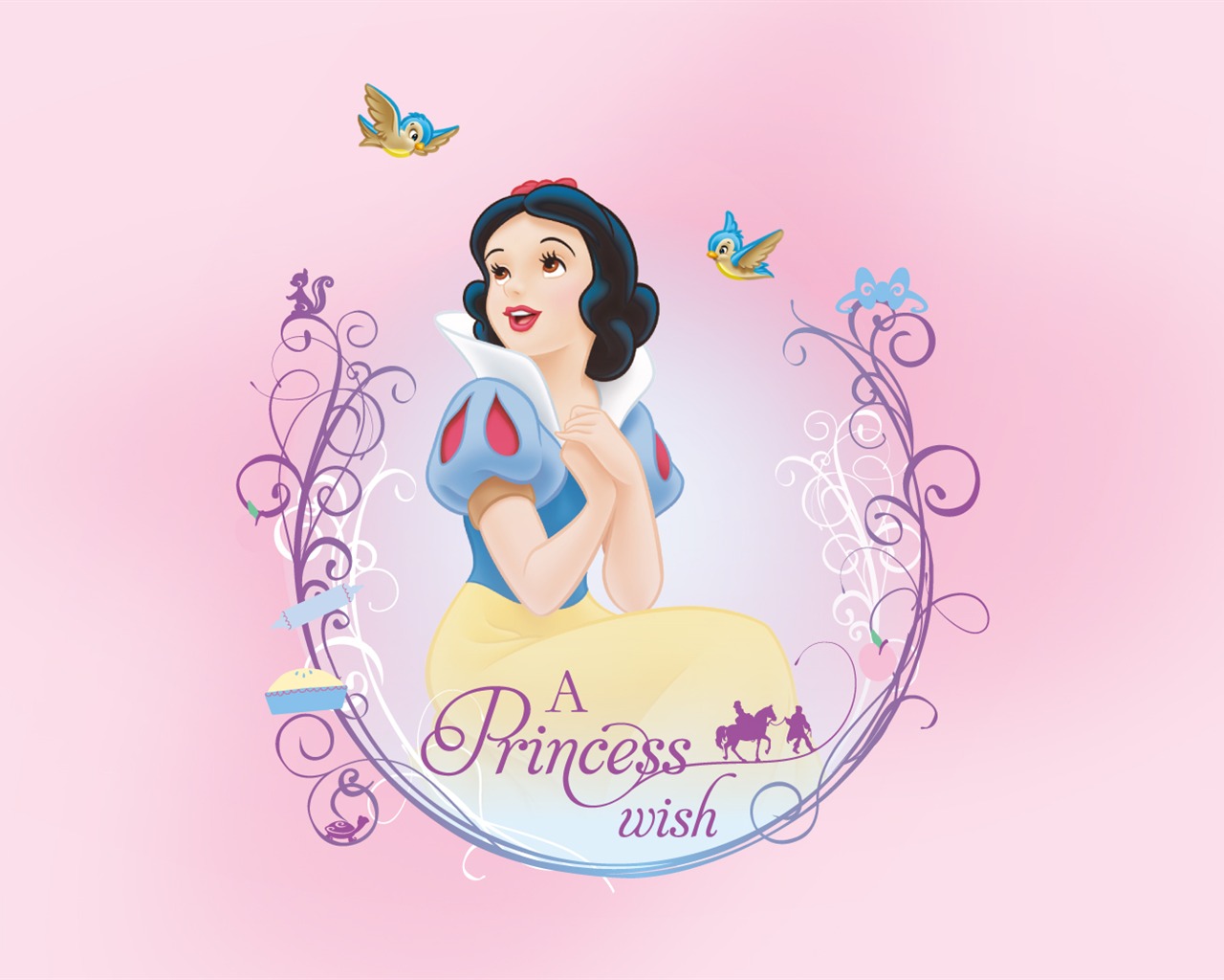 Princesa Disney de dibujos animados fondos de escritorio (2) #17 - 1280x1024