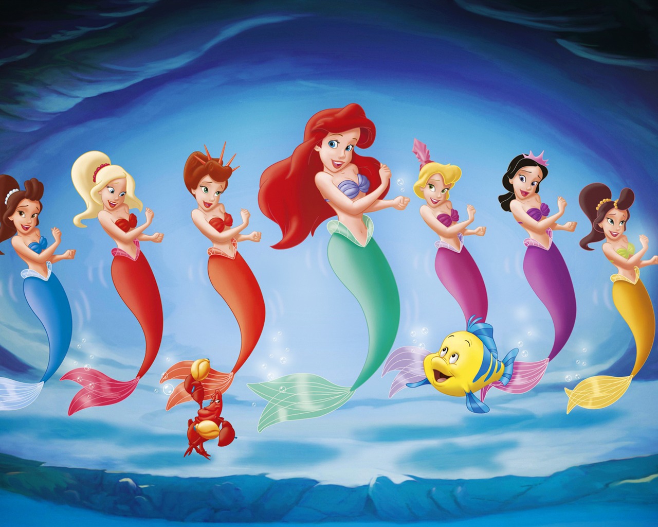 Princess Disney cartoon wallpaper (2) #18 - 1280x1024