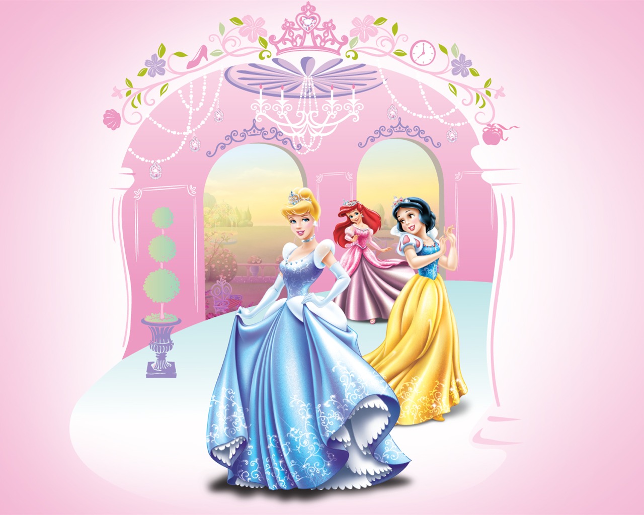 Princess Disney cartoon wallpaper (3) #2 - 1280x1024
