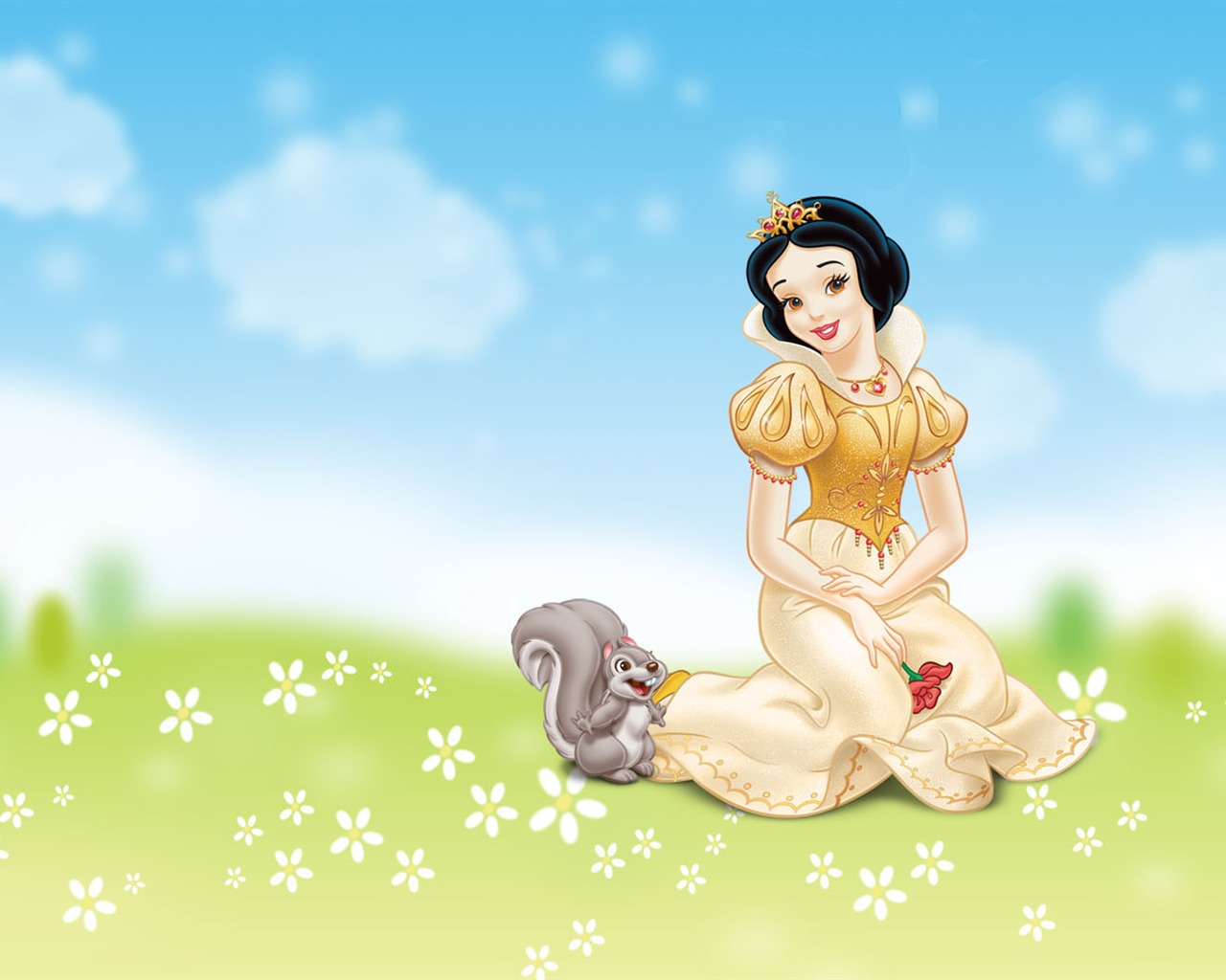 Fond d'écran dessin animé de Disney Princess (3) #8 - 1280x1024