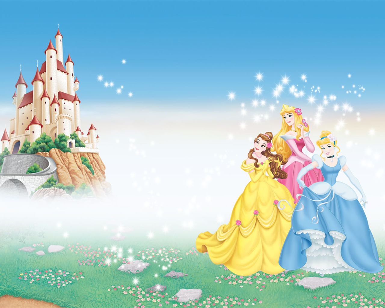 Princess Disney cartoon wallpaper (3) #11 - 1280x1024