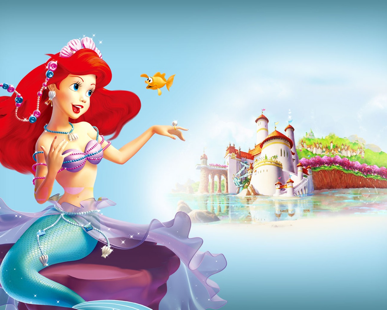 Princess Disney cartoon wallpaper (3) #14 - 1280x1024