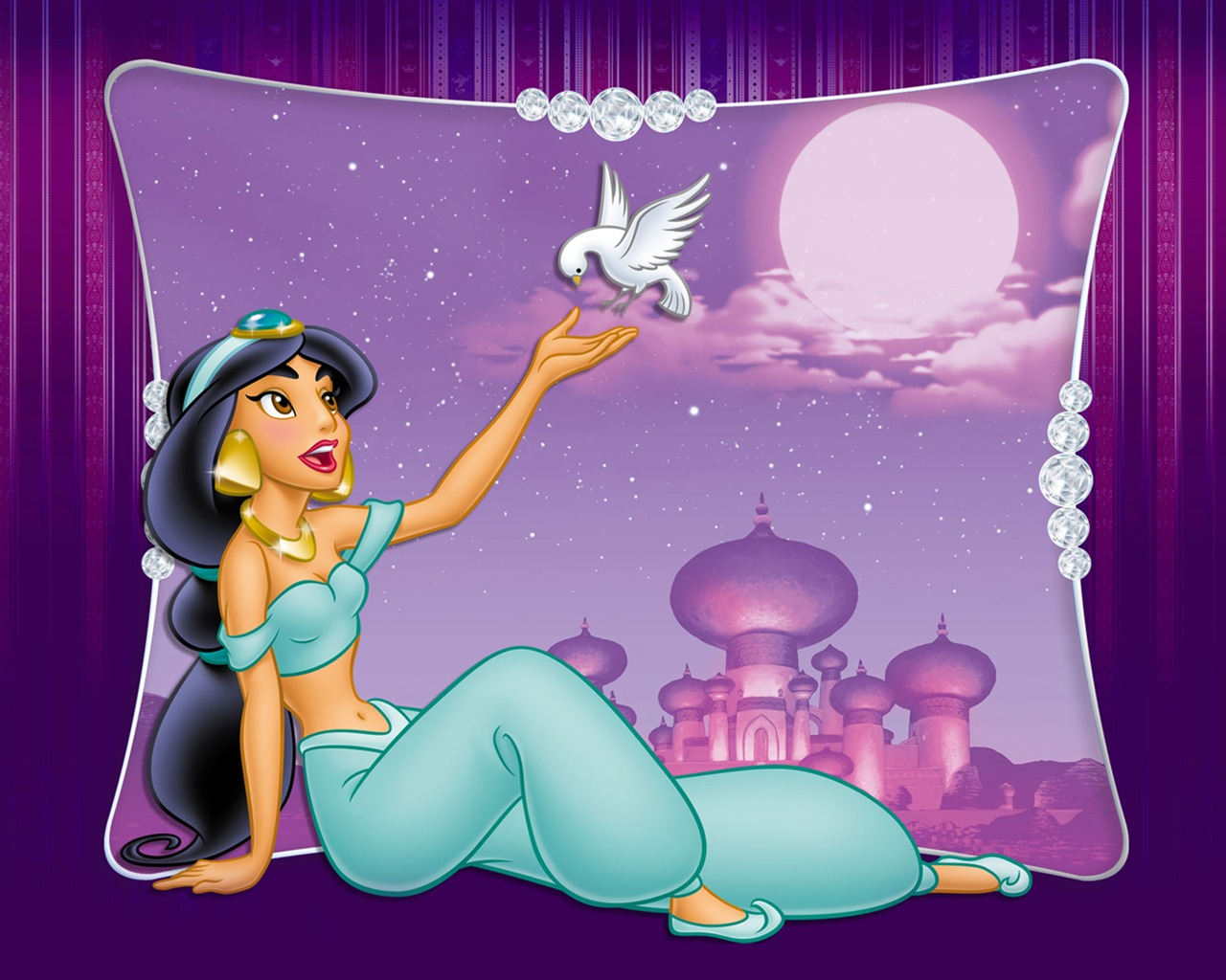 Princesa Disney de dibujos animados fondos de escritorio (3) #15 - 1280x1024