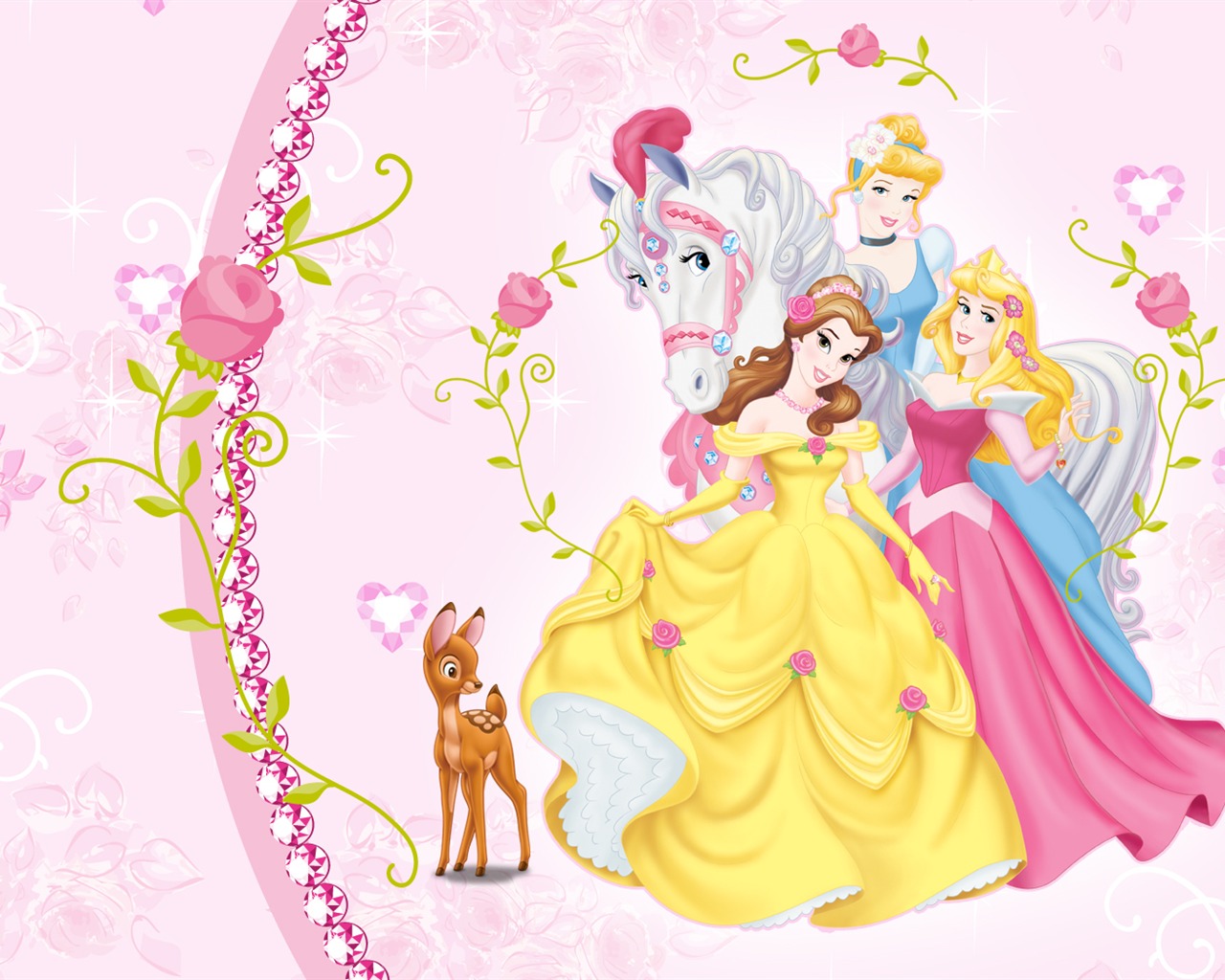 Princess Disney cartoon wallpaper (3) #18 - 1280x1024