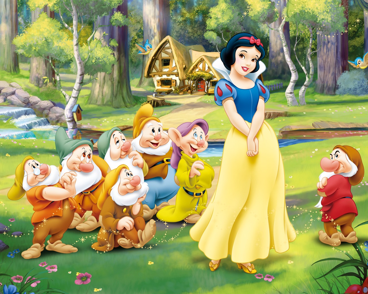 Fond d'écran dessin animé de Disney Princess (4) #1 - 1280x1024