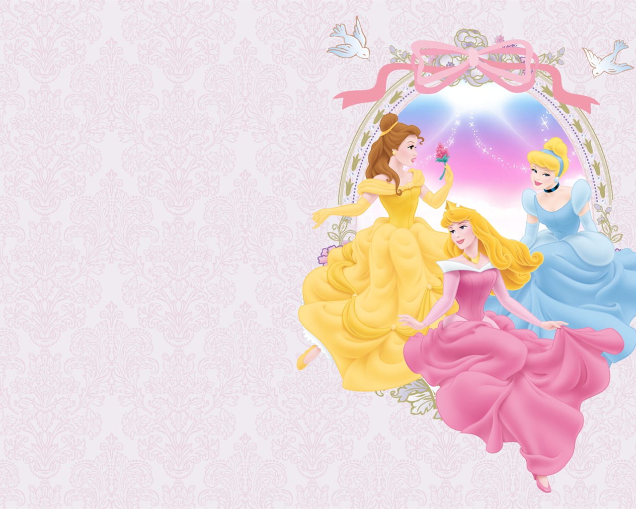 Princesa Disney de dibujos animados fondos de escritorio (4) #6 - 1280x1024