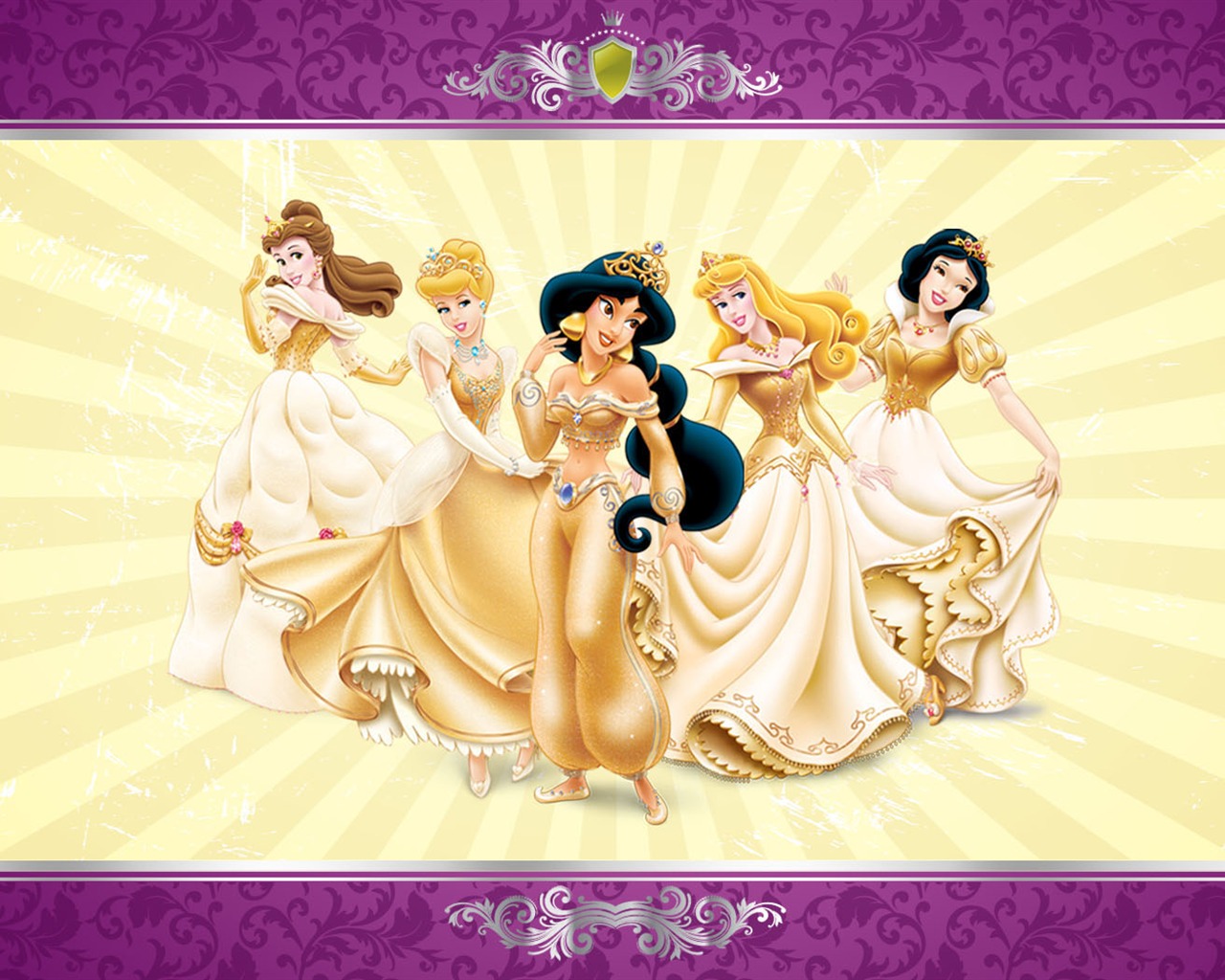Princesa Disney de dibujos animados fondos de escritorio (4) #8 - 1280x1024