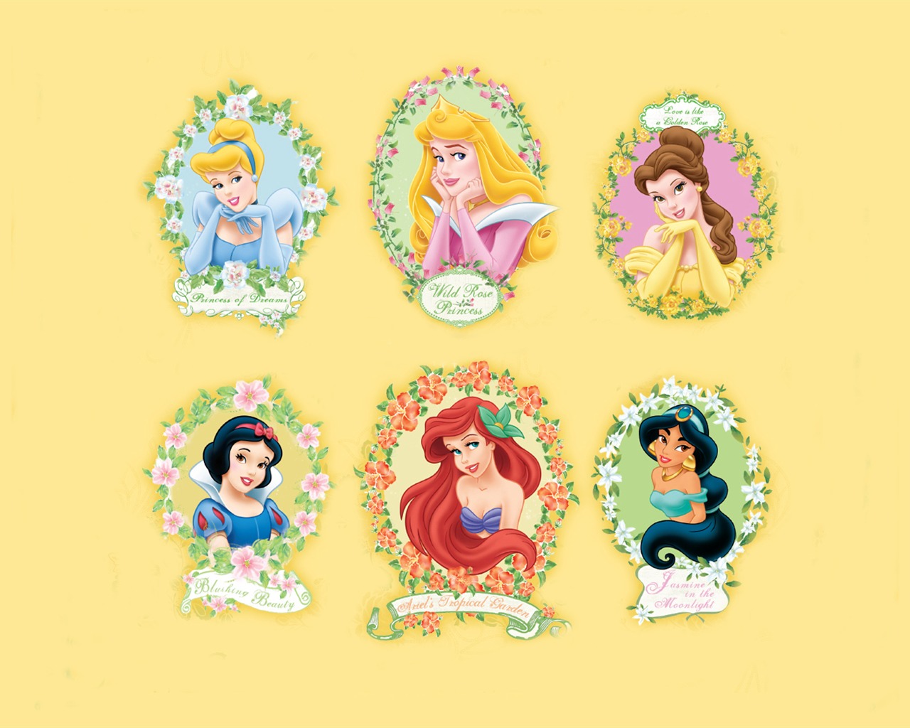 Princesa Disney de dibujos animados fondos de escritorio (4) #17 - 1280x1024