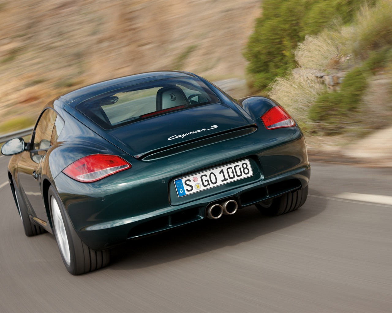 Porsche Cayman S - 2009 fonds d'écran HD #6 - 1280x1024