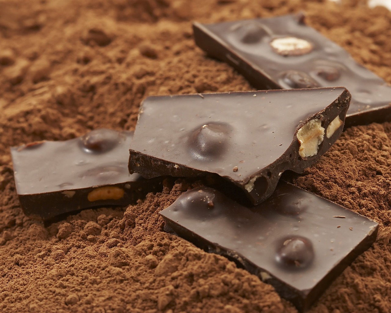 Chocolat close-up fond d'écran (1) #12 - 1280x1024