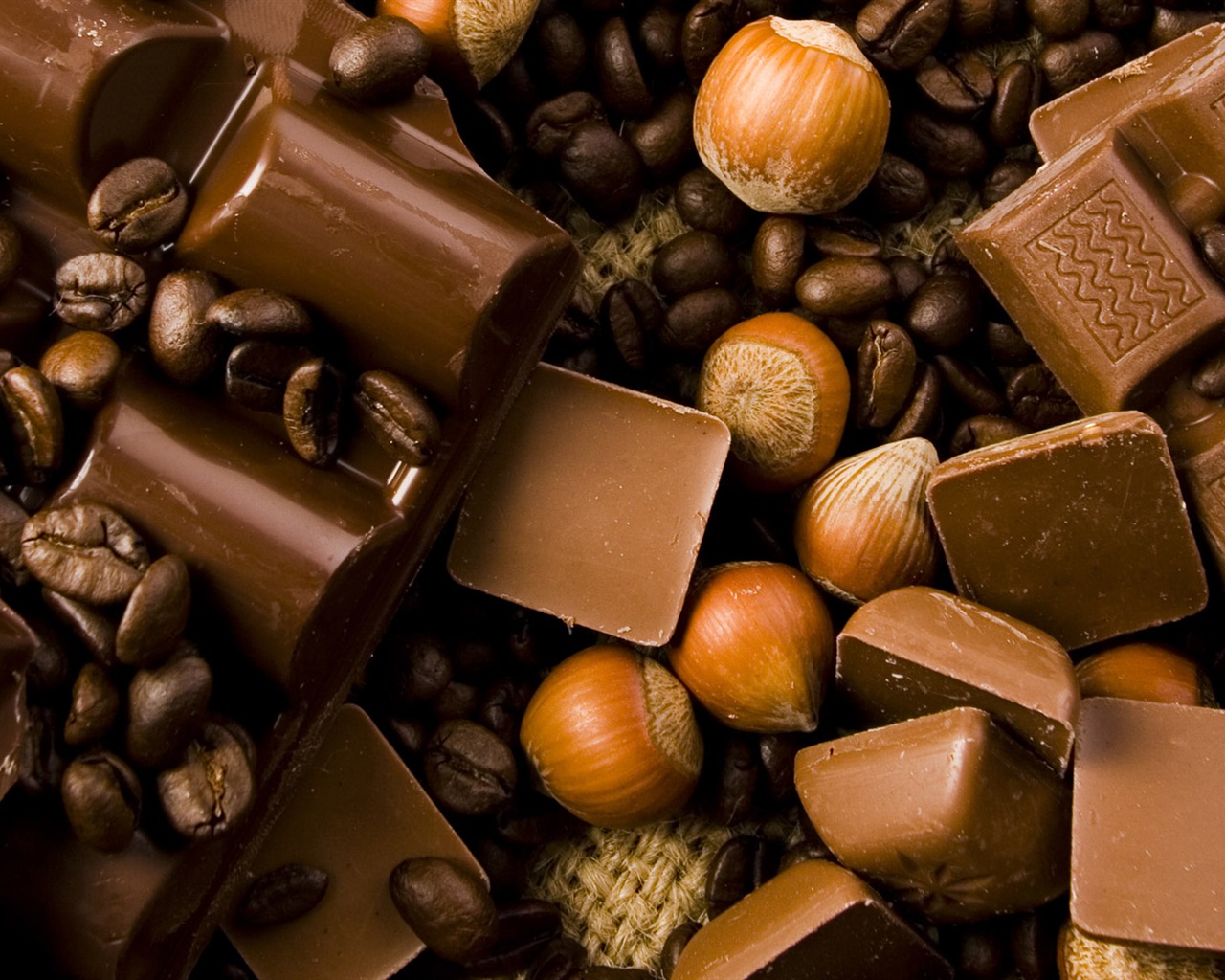 Chocolat close-up fond d'écran (1) #20 - 1280x1024