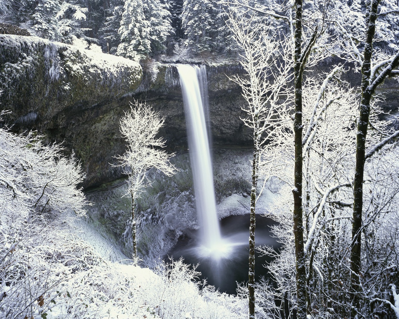 Fond d'écran panoramique de neige (4) #16 - 1280x1024
