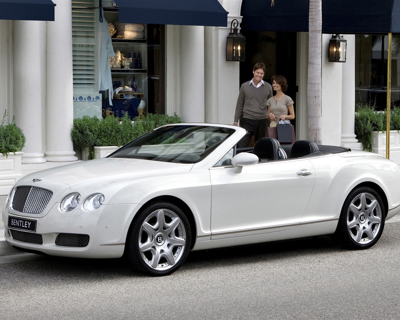 Bentley Continental GTC - 2006 HD wallpaper #1 - 1280x1024