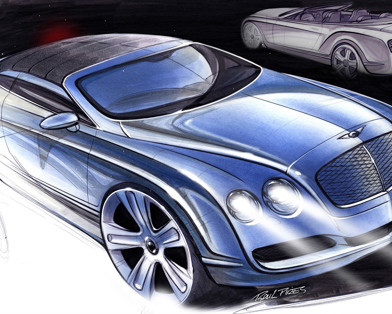Bentley Continental GTC - 2006 fonds d'écran HD #26 - 1280x1024