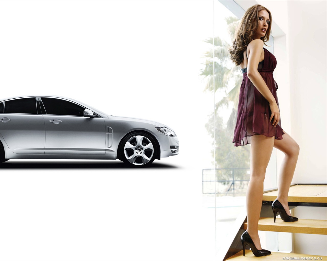 Cars and Girls wallpapers (1) #11 - 1280x1024