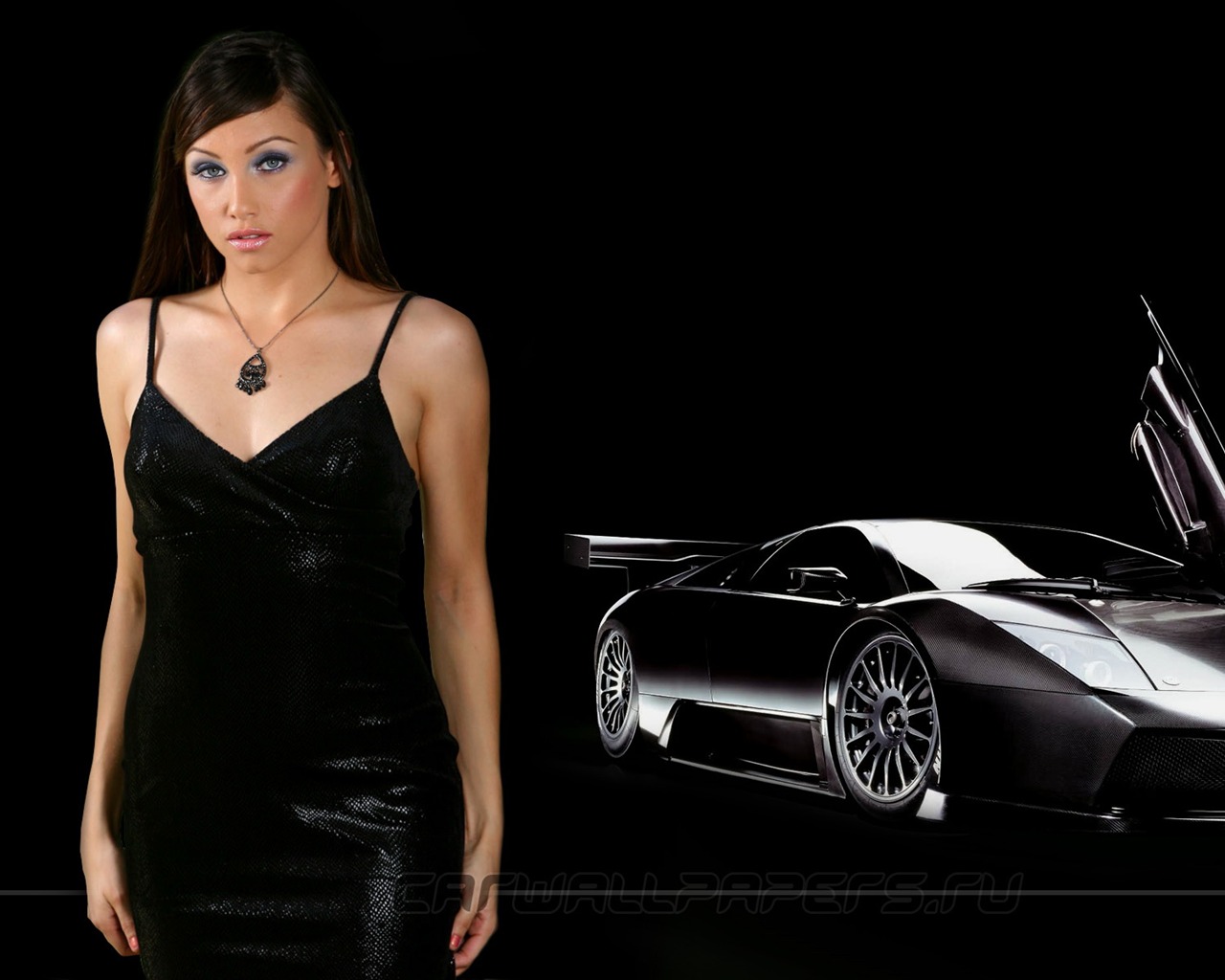 Cars and Girls wallpapers (2) #3 - 1280x1024
