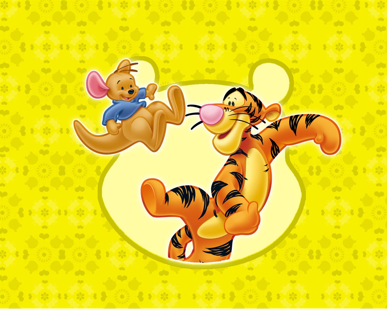Walt Disney de dibujos animados de Winnie the Pooh fondo de pantalla (1) #4 - 1280x1024