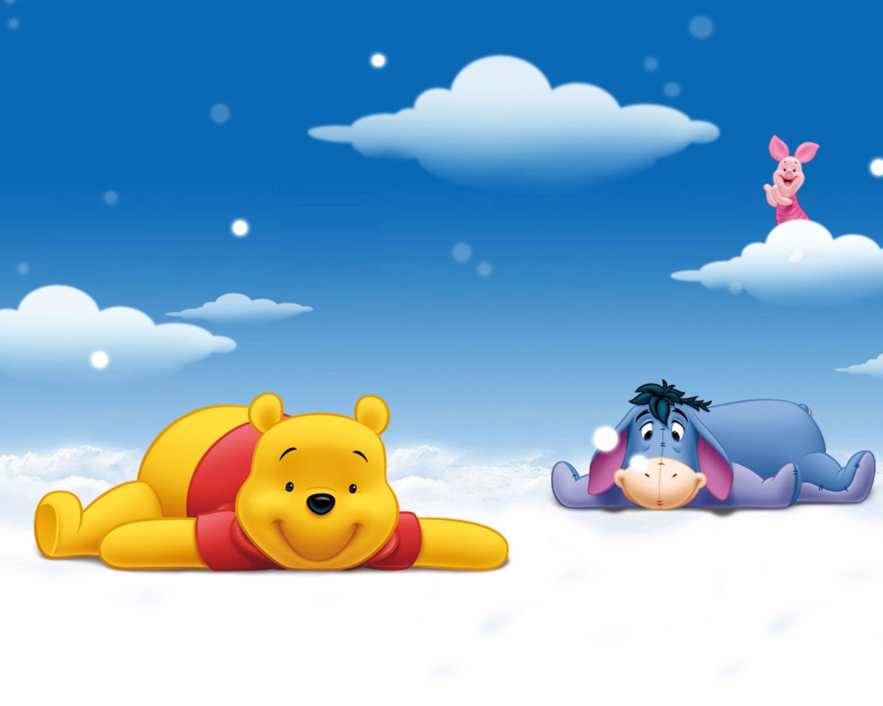 월트 디즈니 만화 곰돌이 푸우 벽지 (1) #7 - 1280x1024