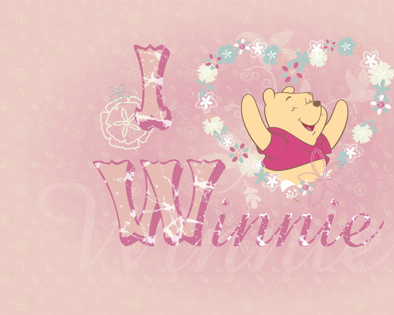 Walt Disney cartoon Winnie the Pooh wallpaper (1) #10 - 1280x1024