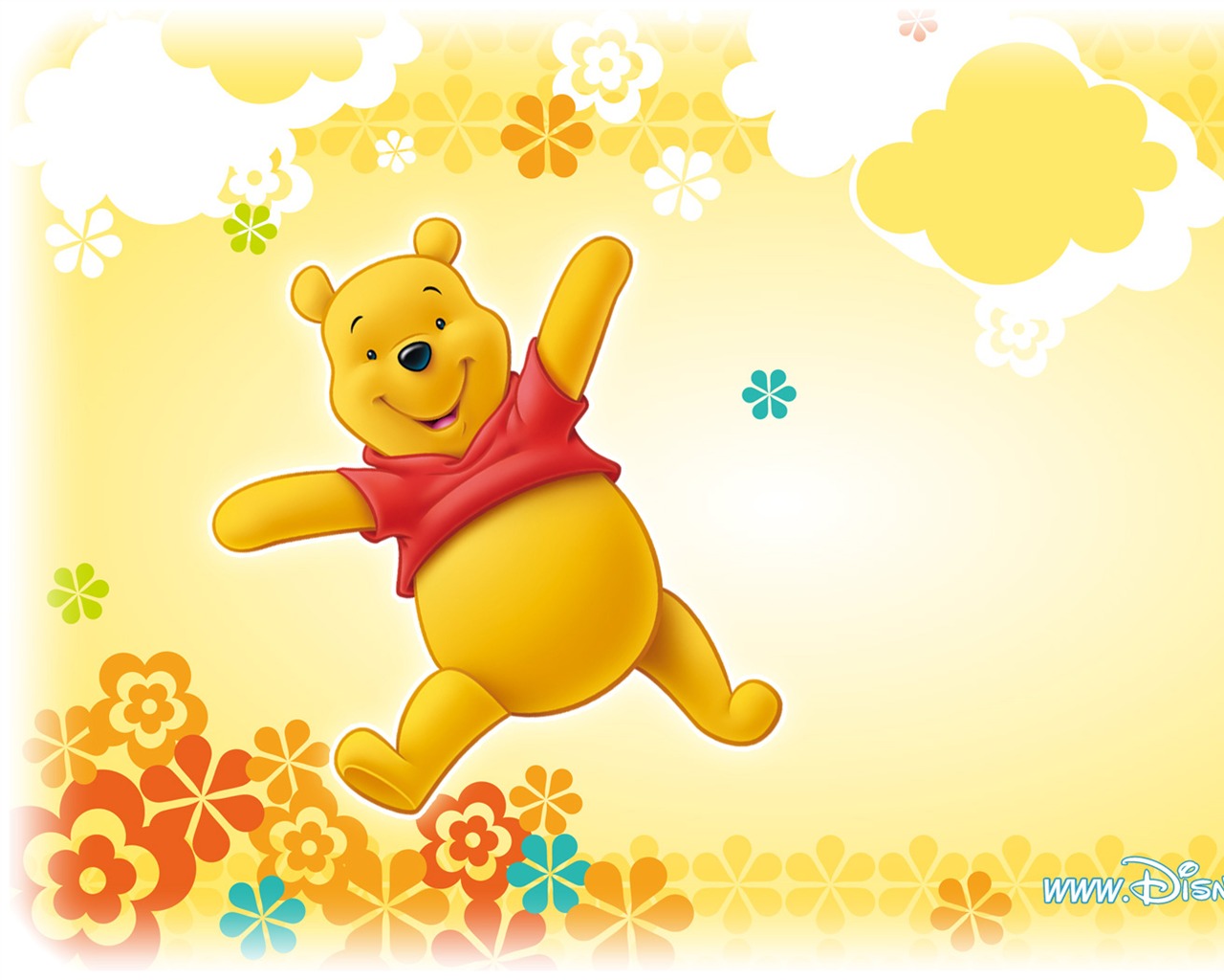 Walt Disney Zeichentrickfilm Winnie the Pooh Tapete (1) #11 - 1280x1024