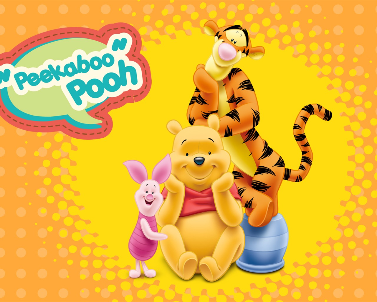 Walt Disney Zeichentrickfilm Winnie the Pooh Tapete (1) #12 - 1280x1024